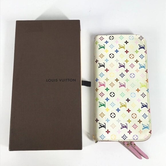 LOUIS VUITTON M93751 MonogramMulticolore PortefeuilleInsolite bifold Long Wallet - Picture 12 of 16